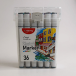 MARCADOR DOBLE PUNTA PERMANENTE*36 UNITOYS SY9853