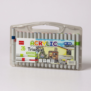 MARCADORES ACRILICOS EN VALIJA  *36 UNITOYS SY9778