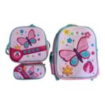 COMBO MOCHILA 3D 15"+LUNCHERA+CANOPLA UNITOYS BA10265