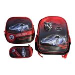 COMBO MOCHILA 3D 15"+LUNCHERA+CANOPLA UNITOYS BA10263