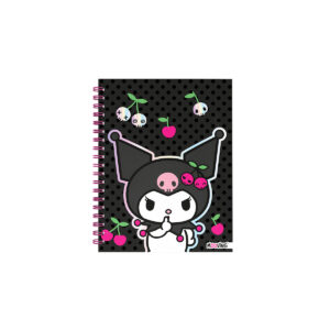 Cuaderno 16x21 espiral Tapa Dura 80 hjs. Kuromi 1205255