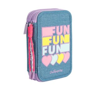 Cartuchera 2 Pisos Quitapesares Fun Denim 1521204