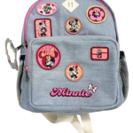 MOCHILA MINNIE BACKPACK DE JEEN CON APLIQUES DMI 7341