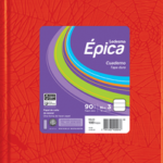 CUADERNO EPICA 19*24 100 H = ROJO 105858