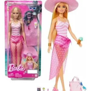 MUÑECA BARBIE FASHION AND BEAUTY DIA DE PLAYA HPL73