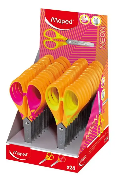 464401 NEON TIJERAS PULSE SOFT 13CM DISPLAY 464401 - Imagen 1