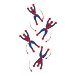 MUÑECO SPIDERMAN TREPADOR PEGAJOSO x2 8368
